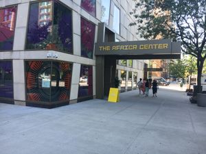 Outside of Terenga at Teranga in New York City