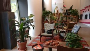 Stylish interior at Teranga in New York City