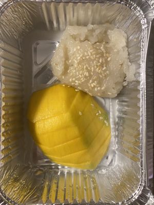 Sticky mango rice   at Thai Basil in Piscataway