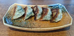 kale potstickers at Kayo's Ramen Bar in Portland