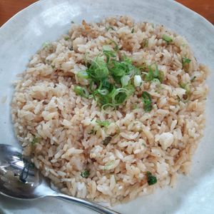 Garlic fried rice at Kayo's Ramen Bar in Portland