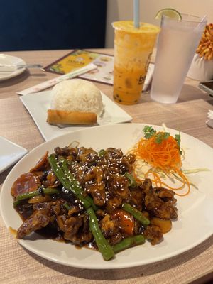 crispy soy beef   at Best Thai Addison in Addison