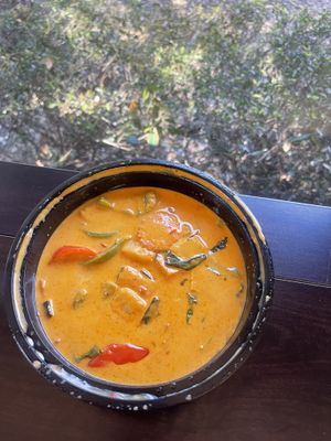 Soy Salmon Curry  at Best Thai Addison in Addison