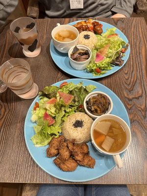 Food!  at Neu Cat Cafe in Osaka