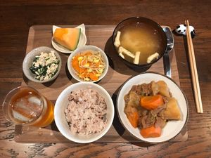 autumn menu at Neu Cat Cafe in Osaka