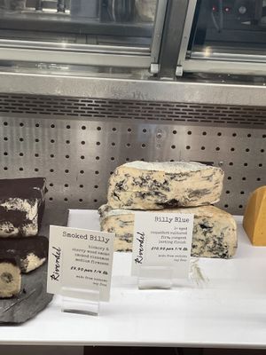 OMG vegan blue cheese!?!? at Rebel Cheese in New York City