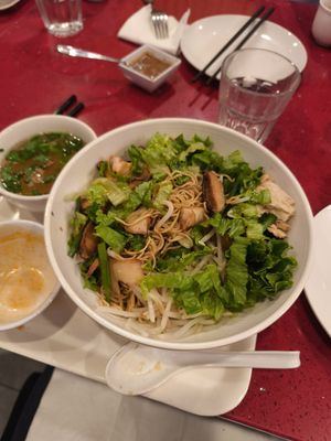 Grilled Seafood Noodles at Au Lac in Fountain Valley