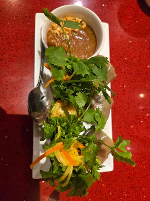 Steamed Jicama Rolls at Au Lac in Fountain Valley