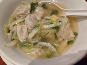 Wonton soup at Au Lac in Fountain Valley