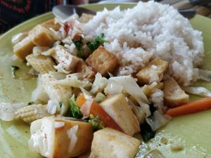 It's used to look better before we ate from it :) at Nok's Kitchen in Koh Phangan