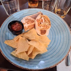 Burrito de verduras at Mexicali in Bergamo