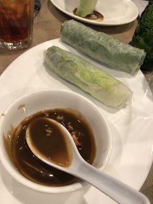 Spring rolls at Kim Son in Houston
