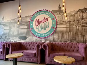 inside at Wonder Waffel in Basel