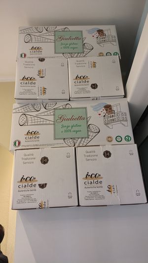 The icecream cone boxes ☮️✌️💕 at Smooth Operators in Bellagio