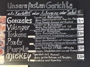 menu #Veganuary at Zeitgeist in Fellbach