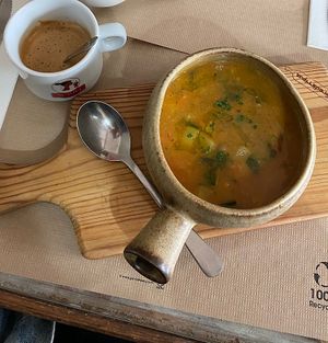 Soup  at Tazza in Giro in Lisbon