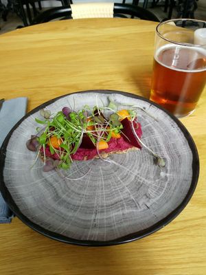 Micealangelo smørrebrød at Kompasset in Copenhagen