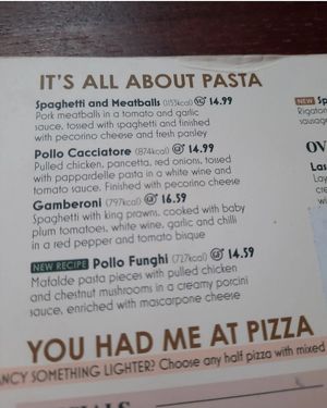  at Bella Italia in Edinburgh