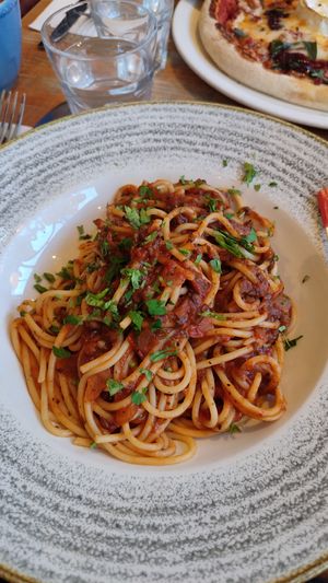 lentil ragú at Bella Italia in Edinburgh