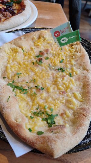 flatbread at Bella Italia in Edinburgh