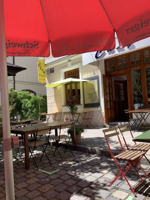 Außenbereixh at Vegan Chay in Munich