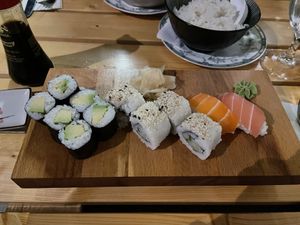 Sushi Mischung at Vegan Chay in Munich