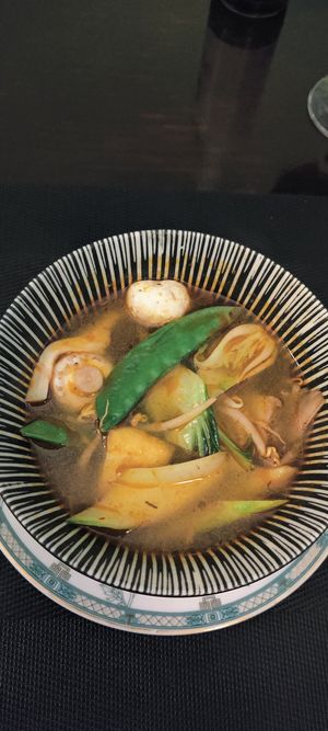 Tom Yam Soup at Vegan Chay in Munich