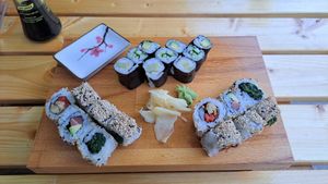 Sushiplatte Rotkreuzplatz at Vegan Chay in Munich