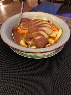 Süß-Sauer Ente  at Vegan Chay in Munich