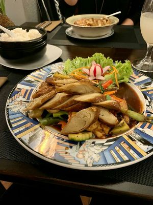 Vegan duck at Vegan Chay in Munich