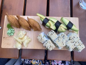 Sushi menu B 👌 at Vegan Chay in Munich