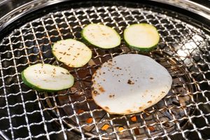 veggies at Jiāng Jìn Jiǔ Vegetarian BBQ in Taichung