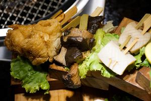 food at Jiāng Jìn Jiǔ Vegetarian BBQ in Taichung