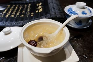 dessert at Jiāng Jìn Jiǔ Vegetarian BBQ in Taichung