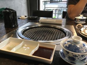 Grill at Jiāng Jìn Jiǔ Vegetarian BBQ in Taichung