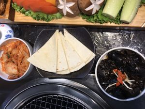 Side dishes at Jiāng Jìn Jiǔ Vegetarian BBQ in Taichung