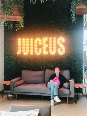 muy bonita su decoración  at JuiceUs in Brownsville