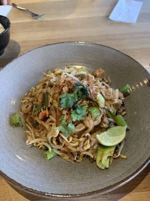 Pad Thai mit Gemüse und Tofu at Wagamama in Parndorf