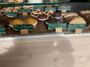 Pastries  at NaturaSi in Rome