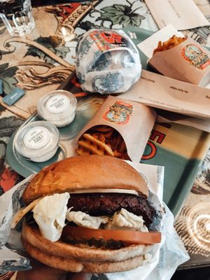 Burger  at LEON - Temple Bar in Dublin