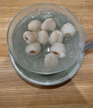 lychee   at Bangkok Square in Gainesville