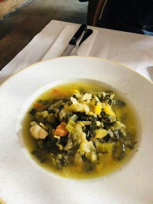 The soup was amazing!  at Tango in Lugano