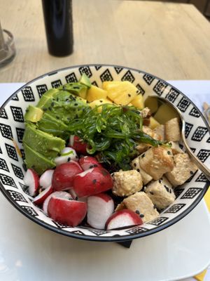 Vegan poke bowl   at Argentino in Lugano