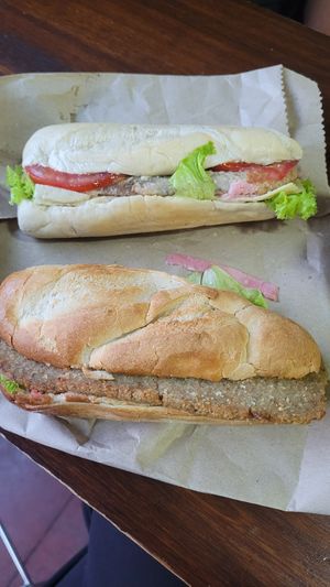 Vegan Milanesa Sandwich at Futuro Veggie in Buenos Aires
