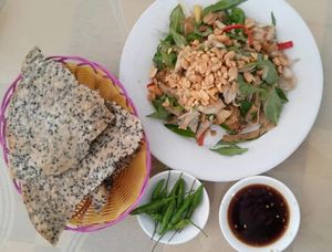 spicy salad at Co Tam in Nha Trang