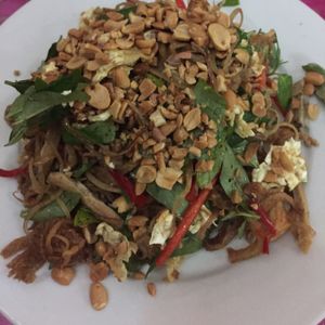 banana flower salad at Co Tam in Nha Trang