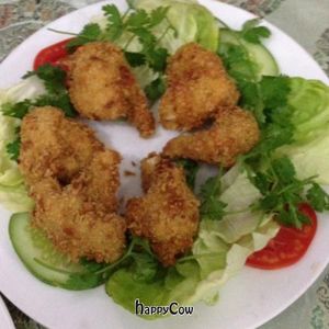 fried broccoli  at Co Tam in Nha Trang