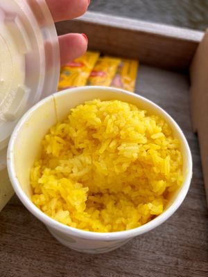 Vegan coconut rice at Lakefront Brewery in Milwaukee