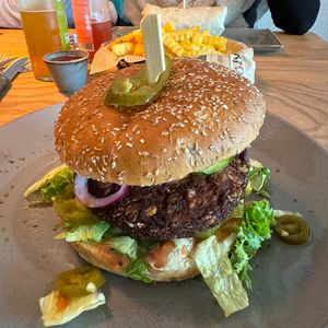 Vegan Burger  at Flotten Happen in Langeoog