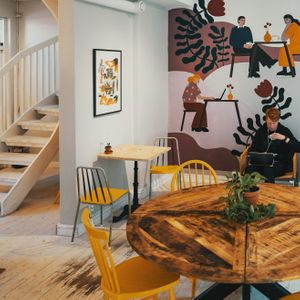 Interiör at Bruket Kaffebar in Helsingborg